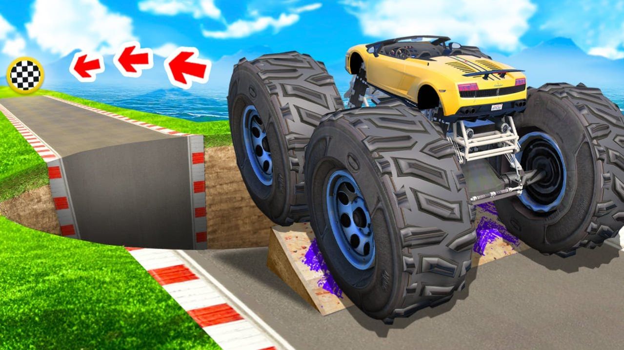 СМОЖЕТ ЛИ ЛАМБА ПРОЕХАТЬ ЧЕРЕЗ ОГРОМНУЮ ЯМУ В ГТА 5 ? - ЭКСПЕРИМЕНТ В GTA 5