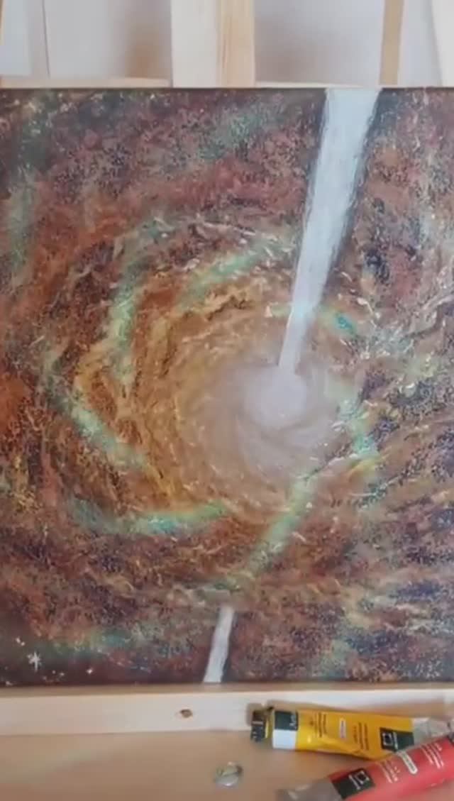 Энергия квазара #живопись_акрилом #хобби