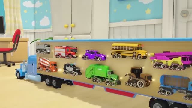 Детские мультики, лучшие мультфильмы, мультики про машинки, прыгай в бассейн с футбольным мячом