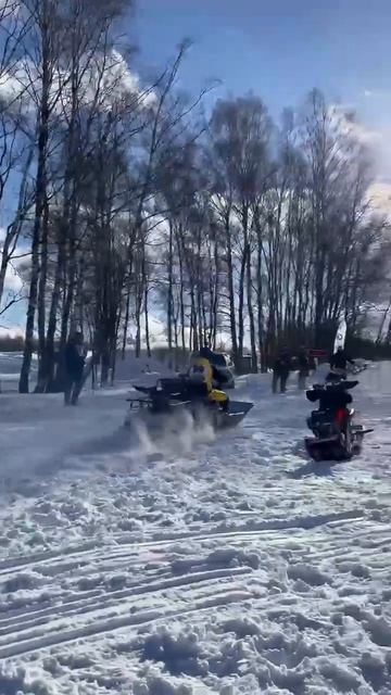 Ну вы блин даете #Vitar #мотобуксировщик #зима