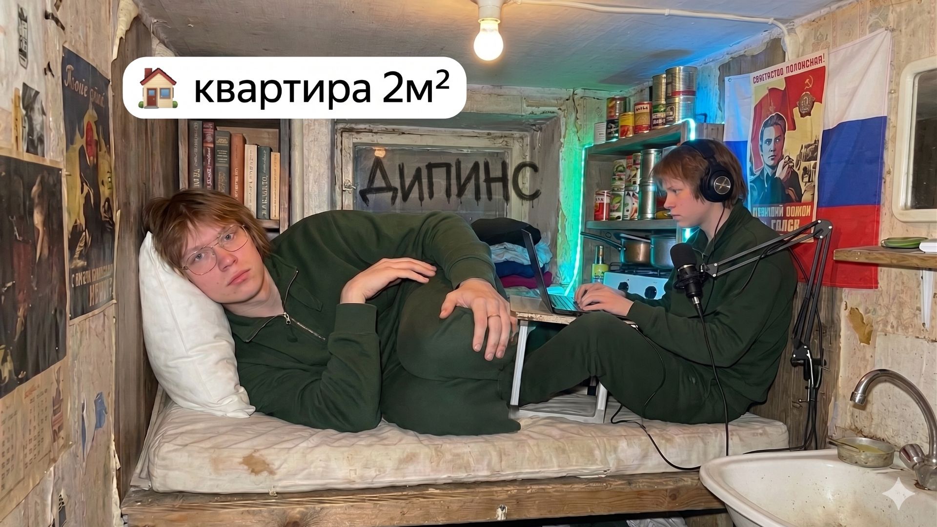 ДИПИНС СМОТРИТ ПАРМОН |  Я заселился в самые МАЛЕНЬКИЕ квартиры Москвы