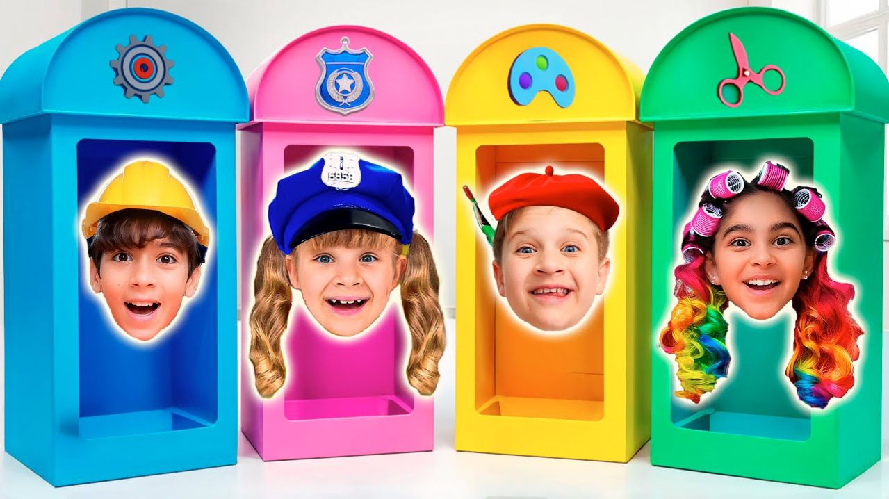 Дети Пробуют Работать по Профессиям