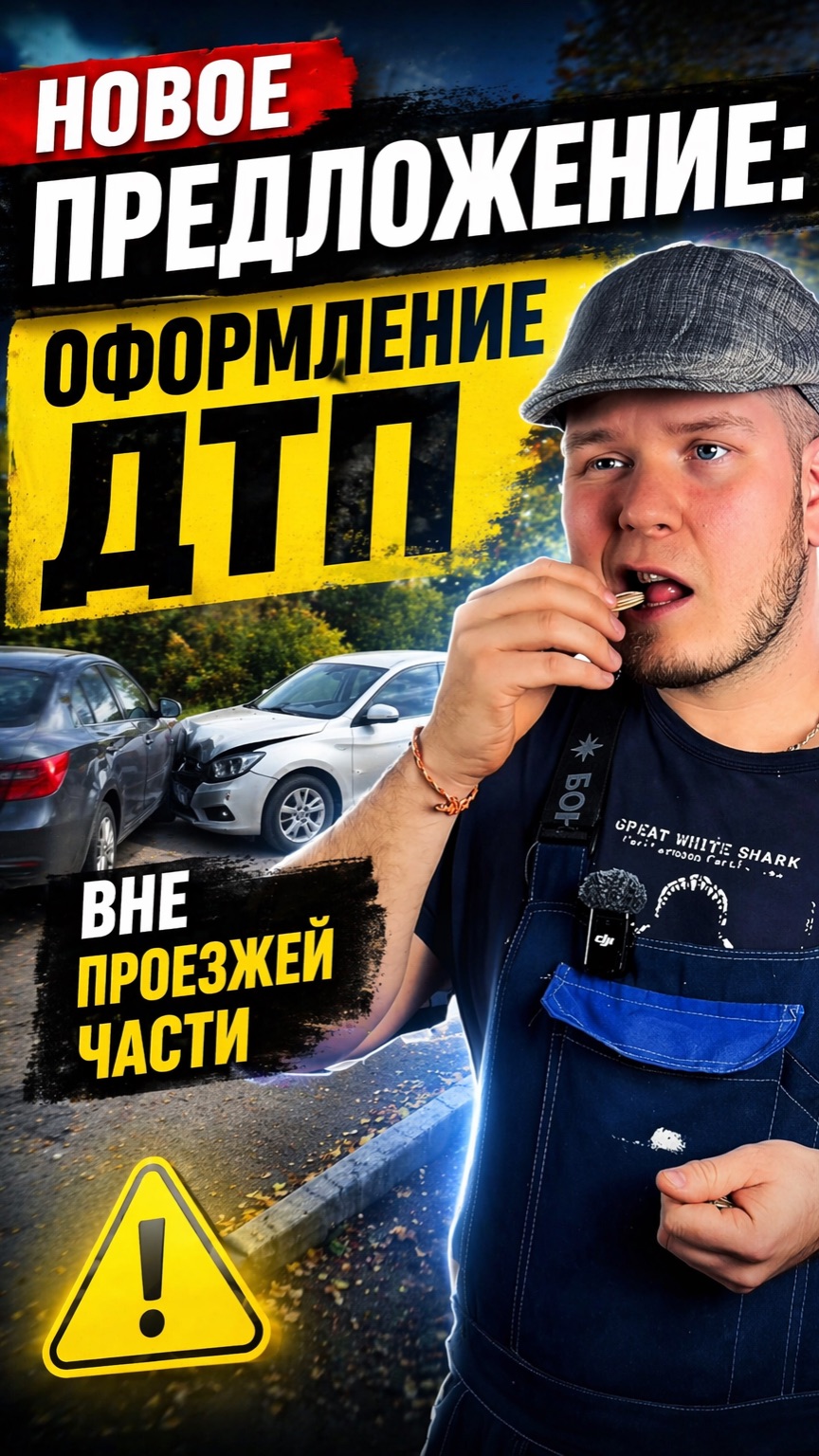 Новое предложение: оформление ДТП вне проезжей части