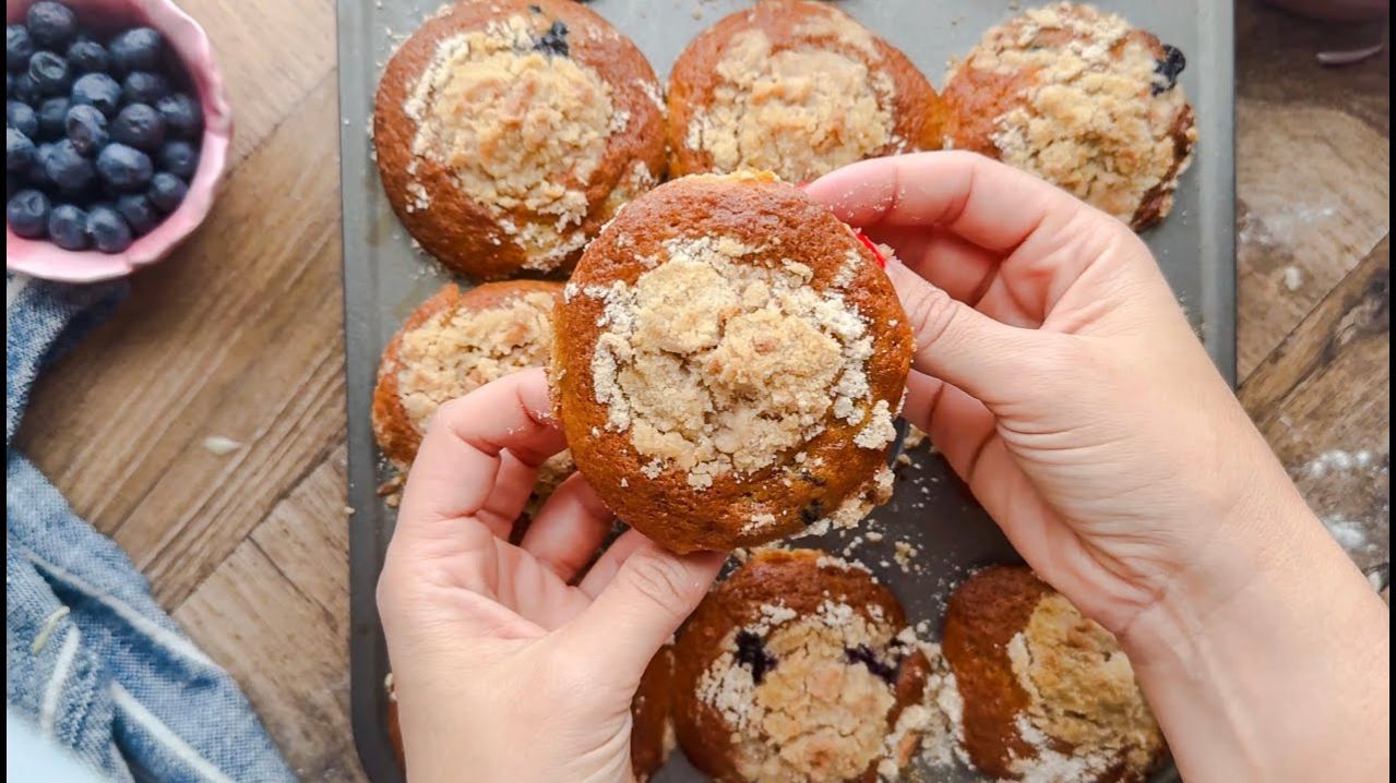 Идеальные маффины с черникой: рецепт как в пекарне!