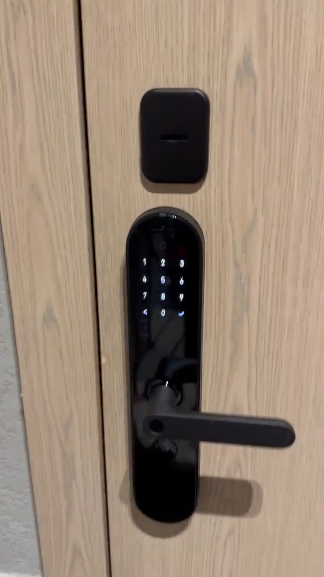 Установка электронного замка AQARA N100 Zigbee Edition. Санкт-Петербург, ЖК Лермонтовский 54