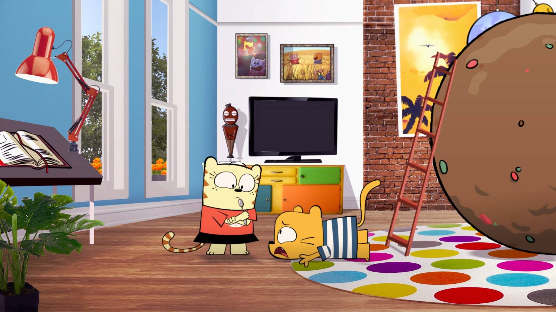 Олли и Мун,  5 серия. Фрикадельковый марафон в Италии