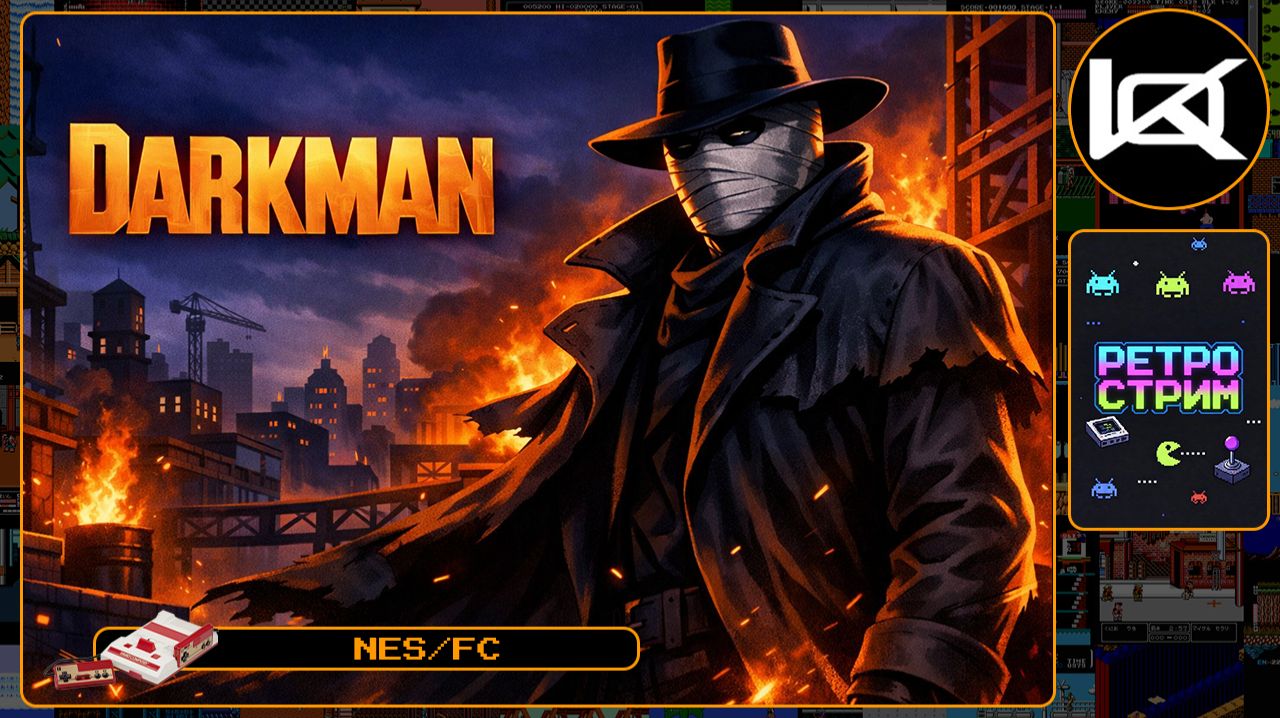 🔴 Darkman (1991) — Прохождение NES | Ретро стрим