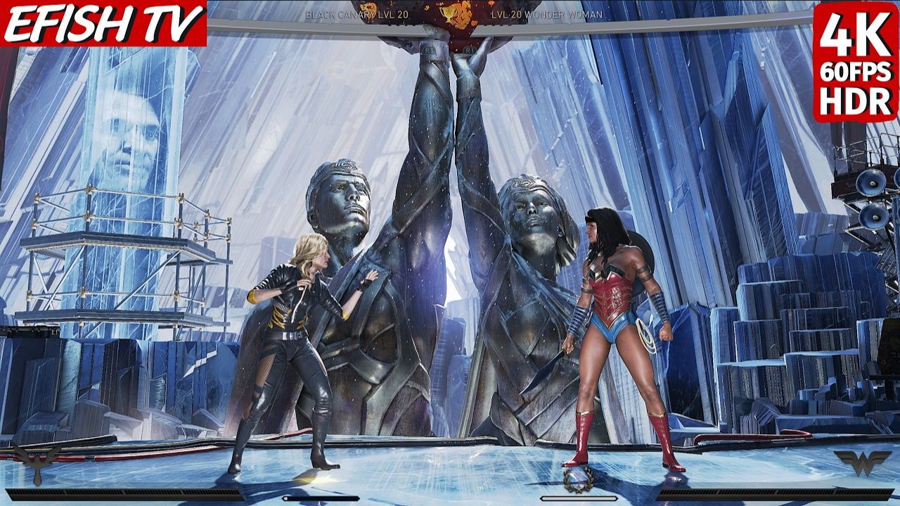 Black Canary Vs Wonder Woman (Hardest AI) - Injustice 2