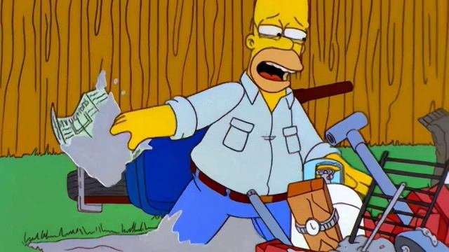 Гомер собирает жаровню