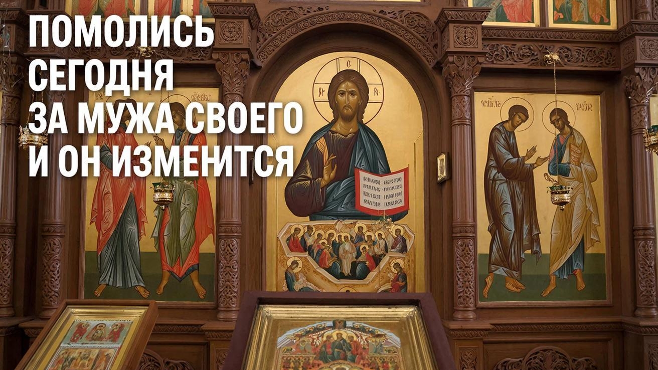 Помолись сегодня за мужа своего и он изменится🙏Аминь