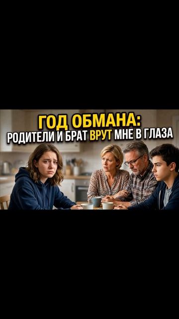 Истории из  Жизни - Родители и брат целый год обманывали меня