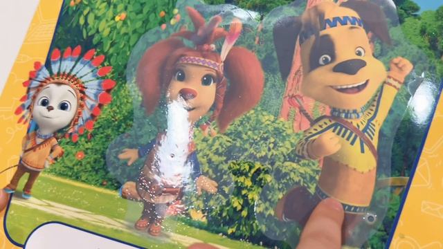 Раскраска водой Барбоскины и книжка с наклейками Простоквашино. Видео для малышей. Утренний влог