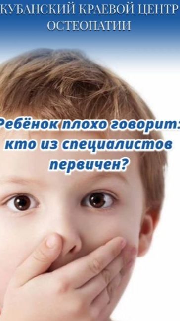 Если ребенок плохо говорит