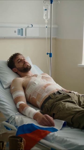 Тени надежды: пробуждение в тишине больницы #война #страдания #потеря