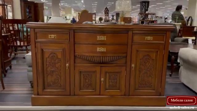 Комод широкий МИГ275 из массива дерева от фабрики Satin Furniture (Индонезия)