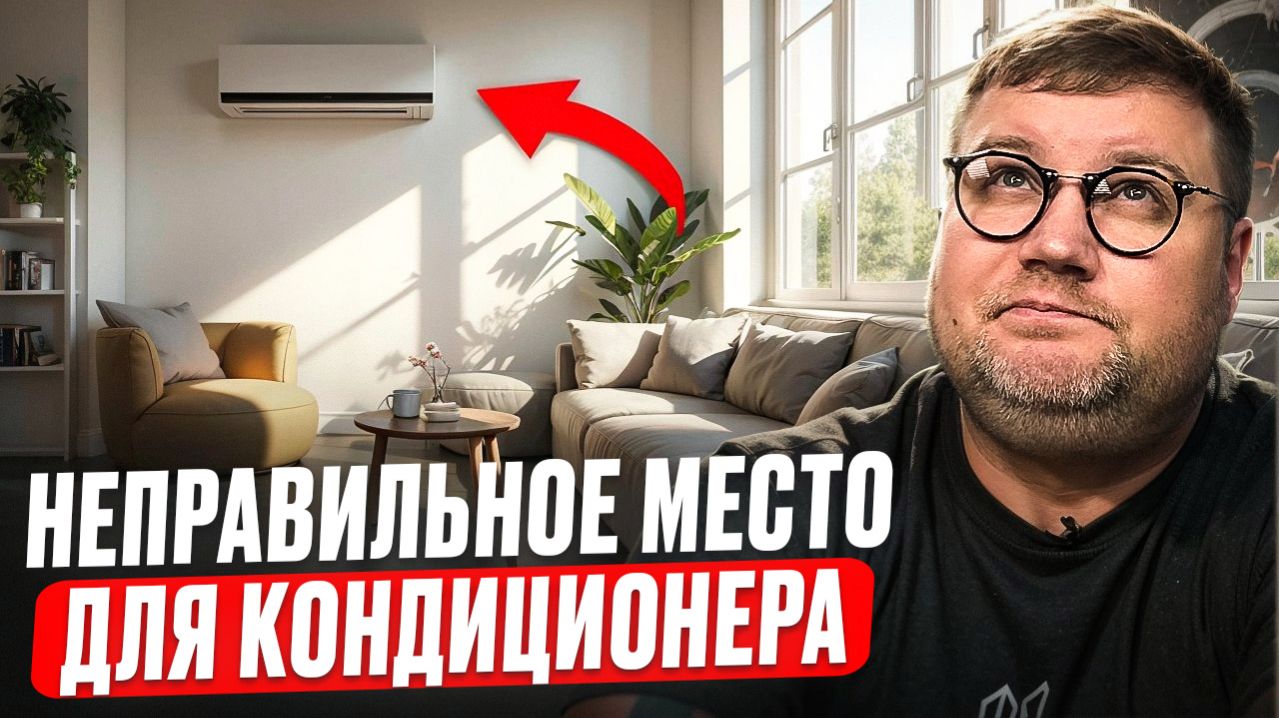 Кондиционер УБЬЕТ ваш интерьер! ❌ Где ставить нельзя?