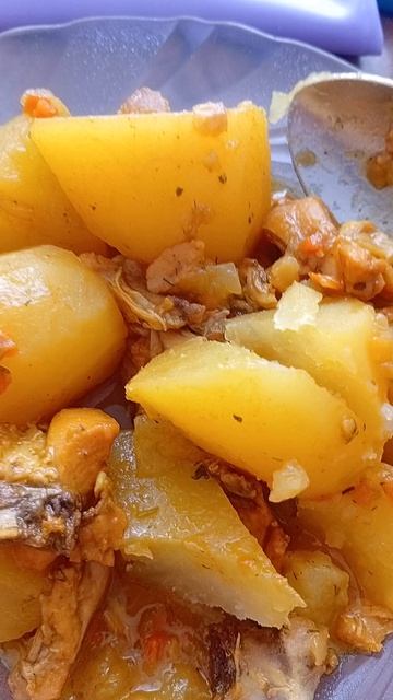 Тушённая картошечка
