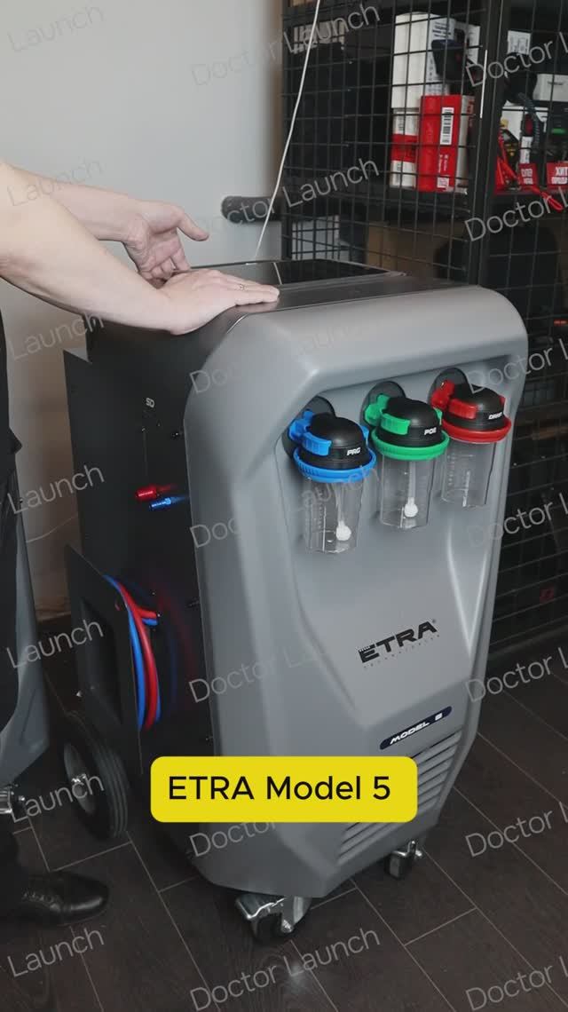 Полный автомат для заправки кондиционеров: Обзор станции ETRA Model 5