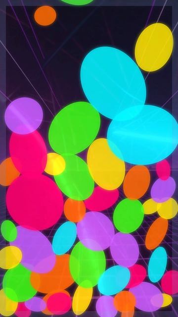 Неоновый тетрис — пластилиновые овалы падают