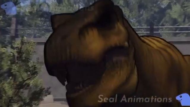 индоминус Рекс ( лвл 30 ) против Эмбер и гиги