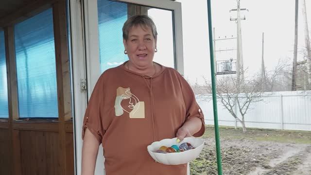 На Пасху у Валентины.