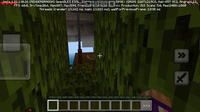 прохожу паркур спираль в Minecraft