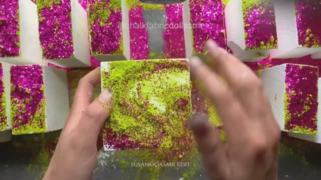 АСМР 🌹Chalkfabridollasmr 🌹Сборник свежая магнезия с блестками в обработке SusanooASMR Edit, 🌹