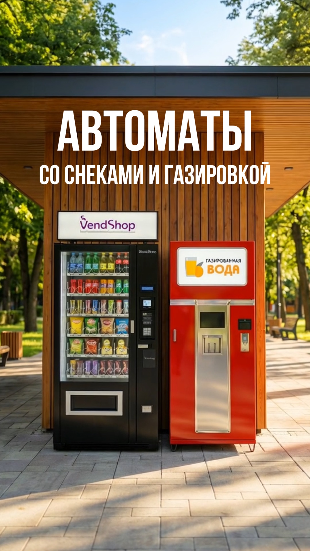Автоматы для продажи газированной воды в банках и в розлив от VendShop