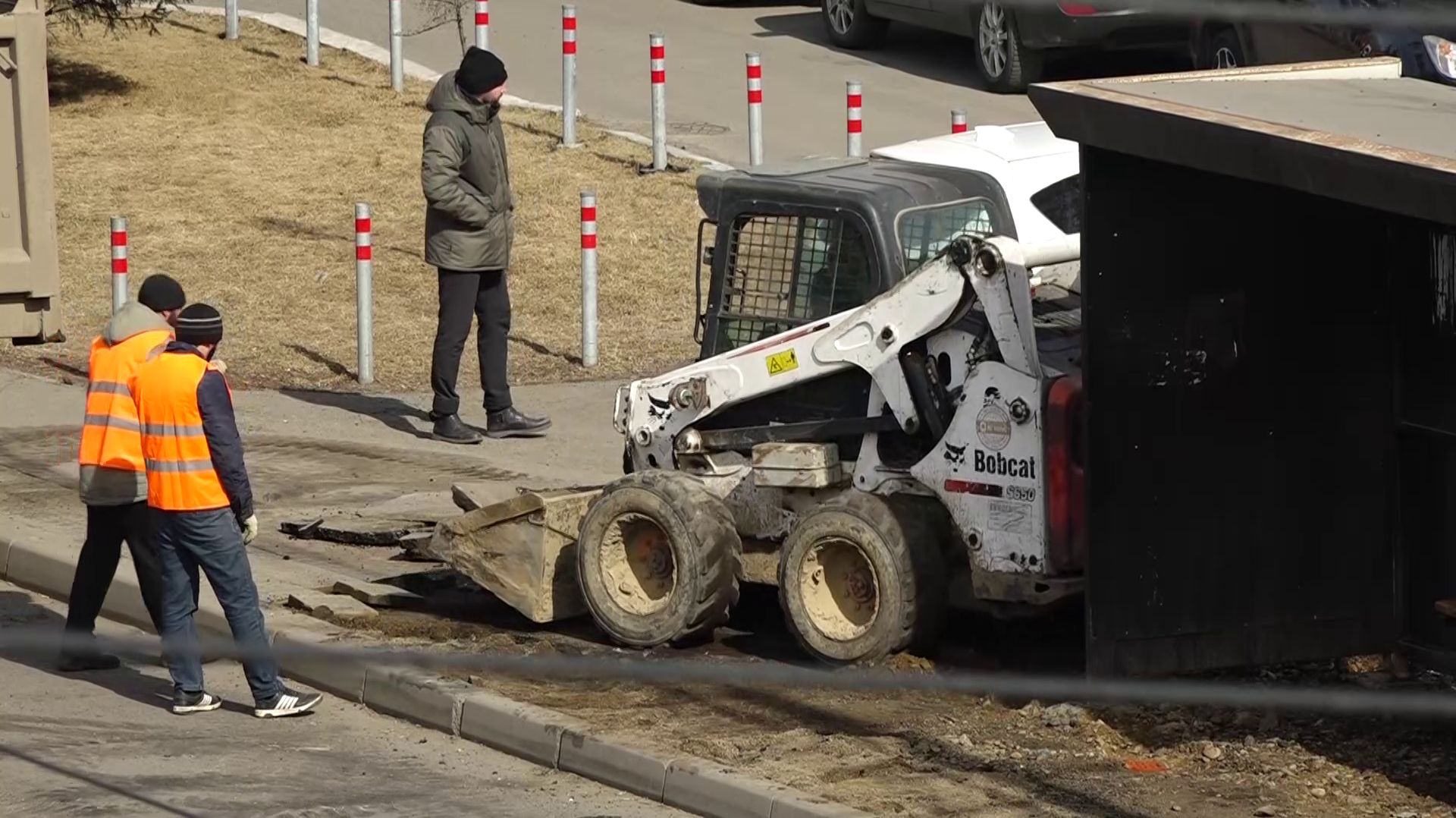 В КРАСНОЯРСКЕ НАЧАЛИ РЕМОНТИРОВАТЬ УЛИЦУ МАЕРЧАКА