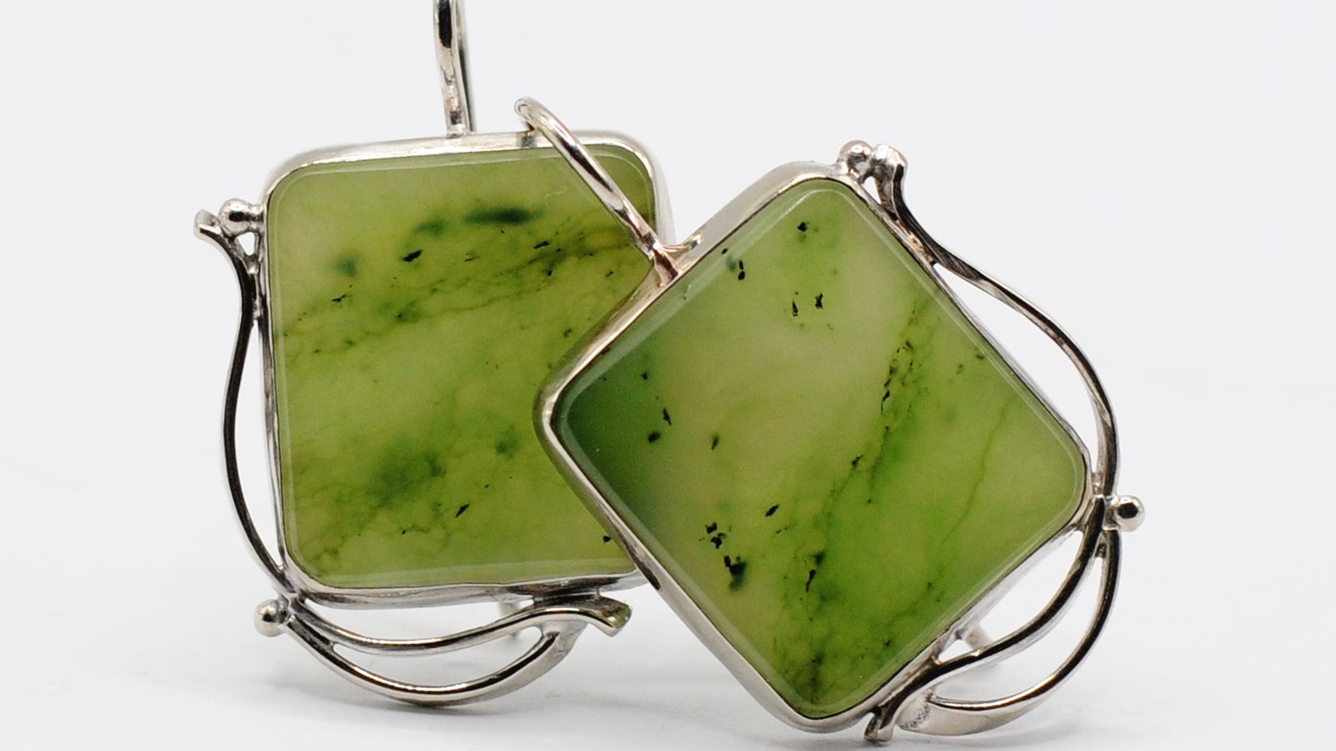 Серьги Нефрит (Бурятия)