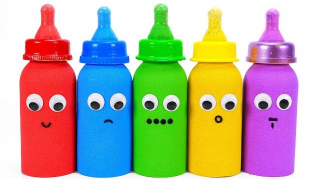 РАДУЖНЫЙ КИНЕТИЧЕСКИЙ ПЕСОК 🌈 | АСМР РЕЗКА БУТЫЛКИ С МОЛОКОМ УДОВЛЕТВОРЯЮЩЕЕ СУПЕГ АСМР ВИДЕО