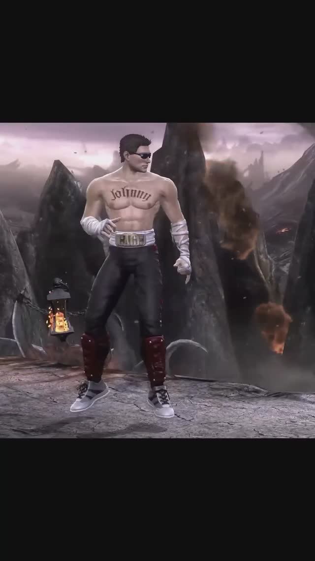 Mortal Kombat 9 - Джонни Кейдж Vs Китана. Фаталити
