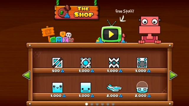 Как получить бесплатный кубик в Geometry Dash Lite и World
