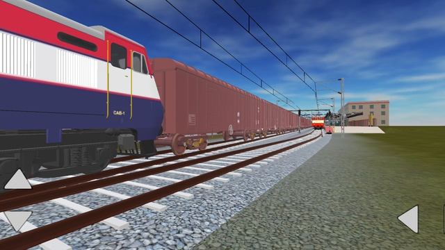 ВЛ10У с поездом