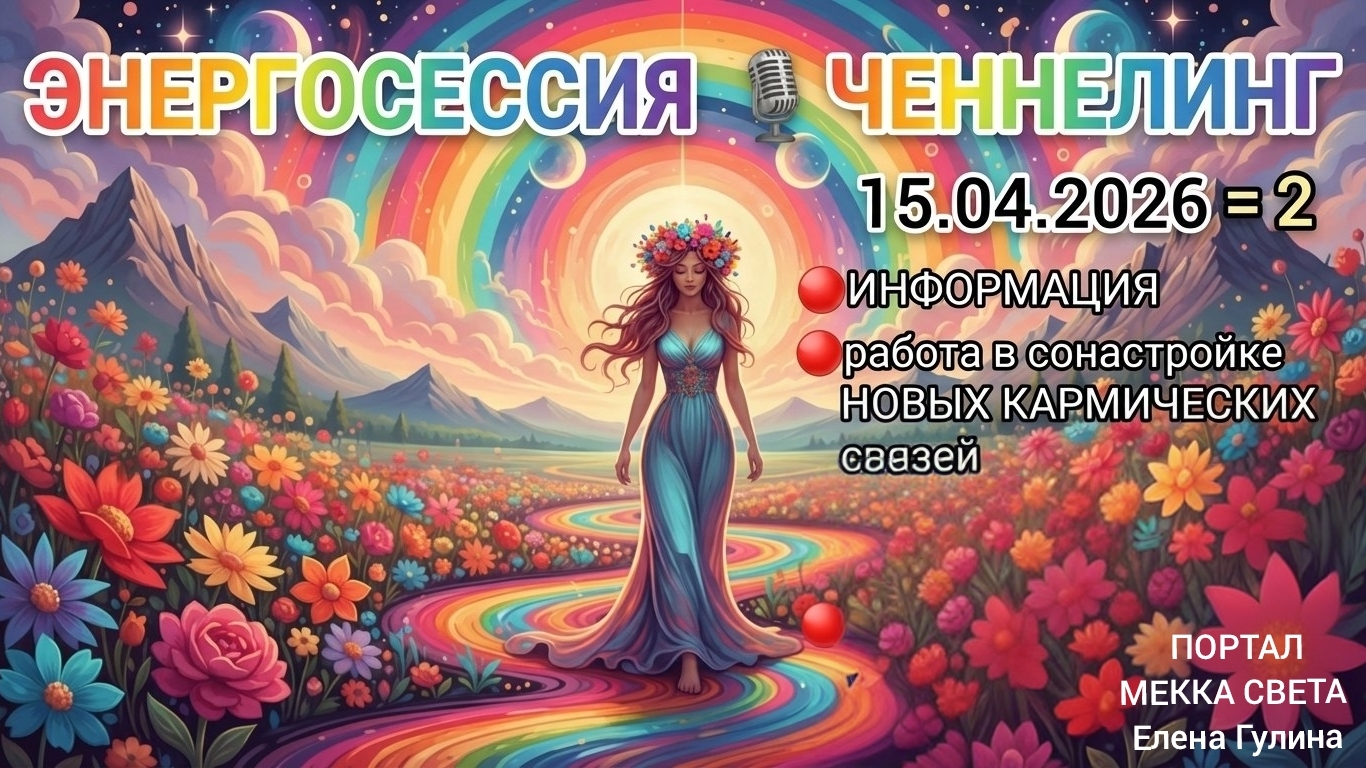 🌀 ЭНЕРГОСЕССИЯ   🎙 ЧЕННЕЛИНГ   15.04.2026 = 2