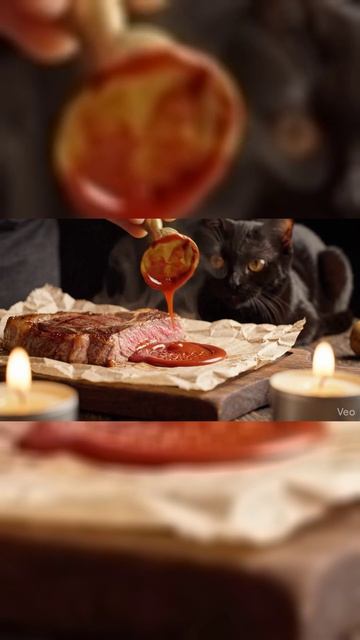 Подпись Шефа: Стейк с Печатью 🥩📜 (Уникальная подача) | The Wax Seal Steak Secret #shorts #art