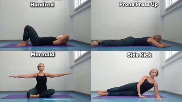 ПИЛАТЕС: РАЗБОР 4 УПРАЖНЕНИЙ