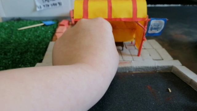 Обзор пигментов, как работать пигментами, макет города в масштабе 1:43