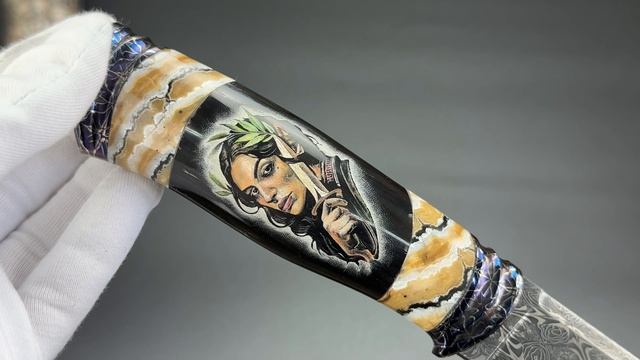 Авторский нож «Пиковая дама» от кузницы Медведь