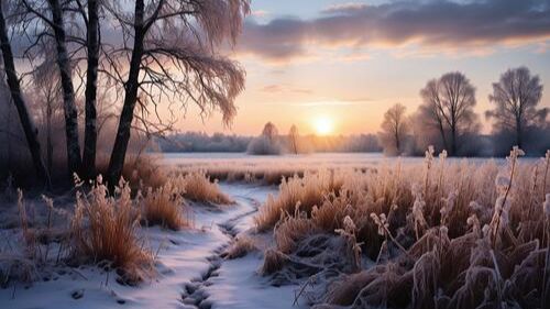 Морозное утро + ИИ