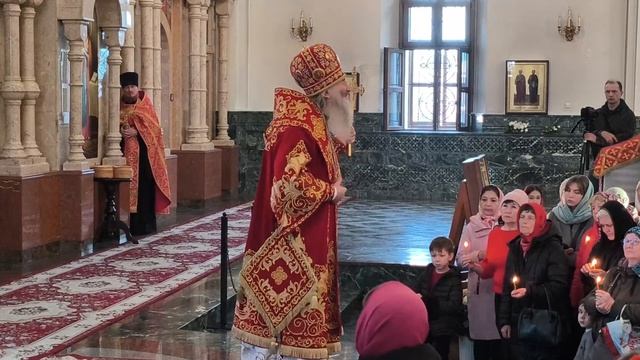 Проповедь митрополита Иоанна после Великой вечерни в Благовещенском соборе г. Йошкар-Олы