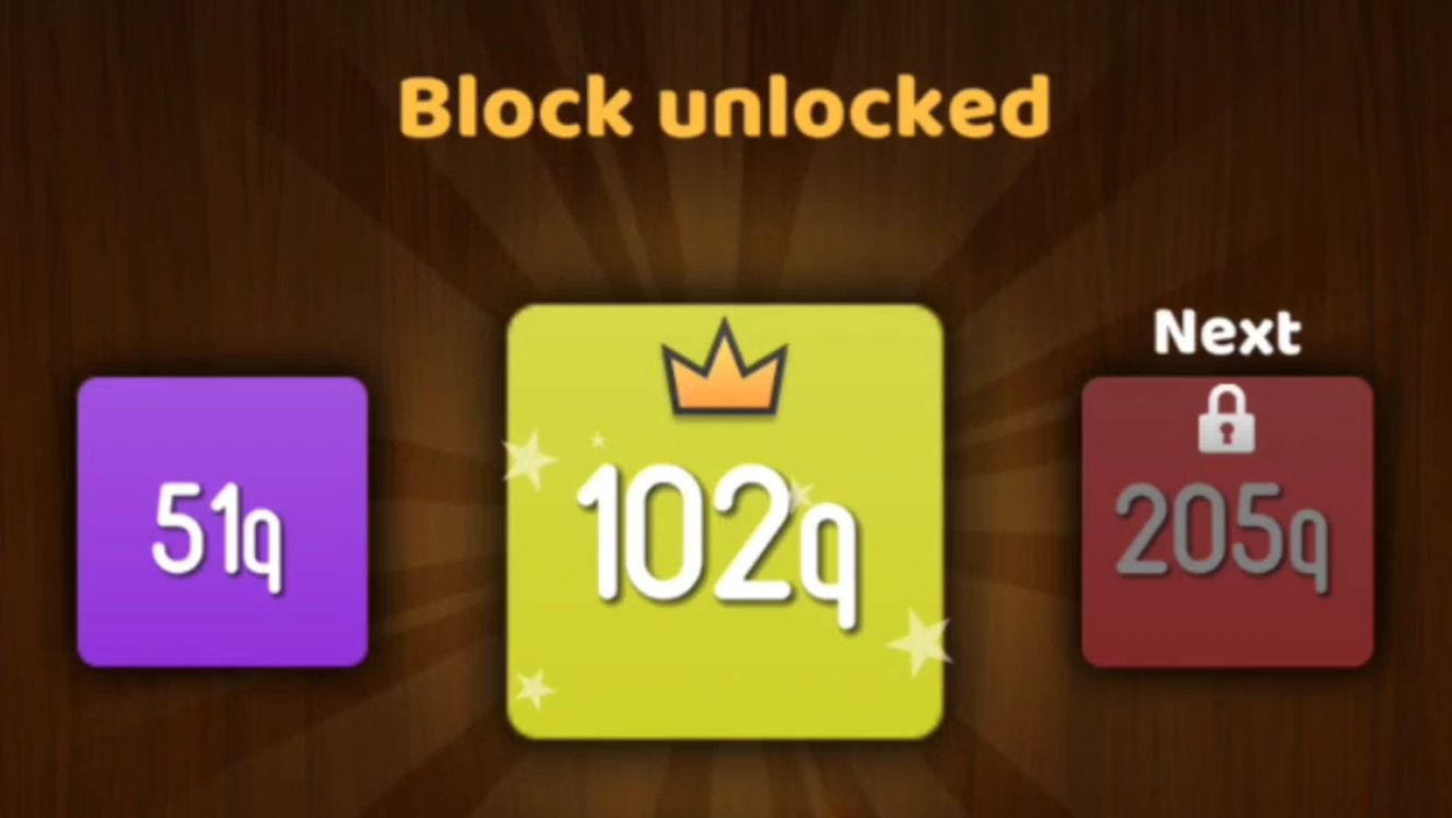 NumBlocks (25q → 51q → 102q)