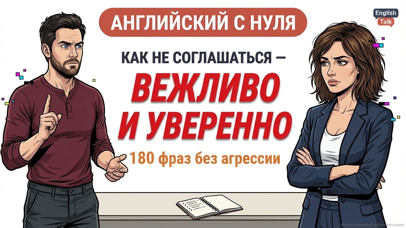Как спорить по-английски — вежливо, уверенно, без агрессии | 180 фраз