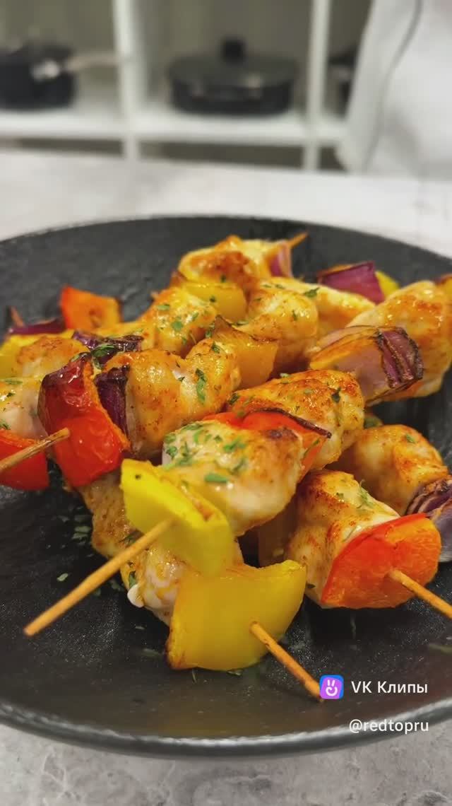 Как приготовить кебаб из курицы? Шашлык БЕЗ ДУХОВКИ!