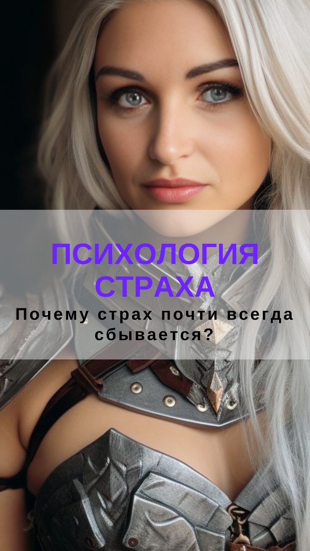 Почему страх почти всегда сбывается? Психология страха