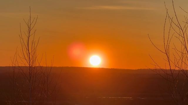 Красочный закат прямо сейчас