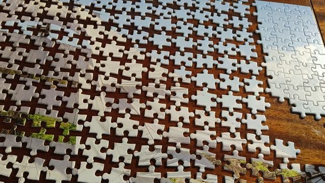 Собираю пазлы.