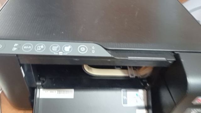 Epson L3258 сброс уровней, чистка печатающей головки, смазка шестерней