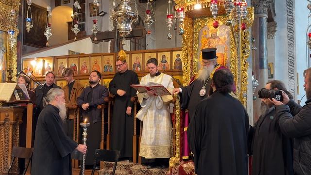 Вифлеем. Литургия в базилике Рождества Христова. 14.04.2026