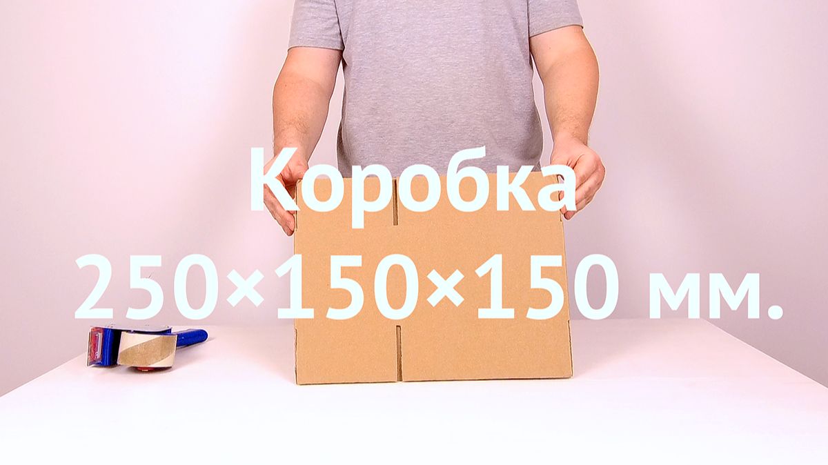 Коробка 250×150×150 Т-22 B бурый